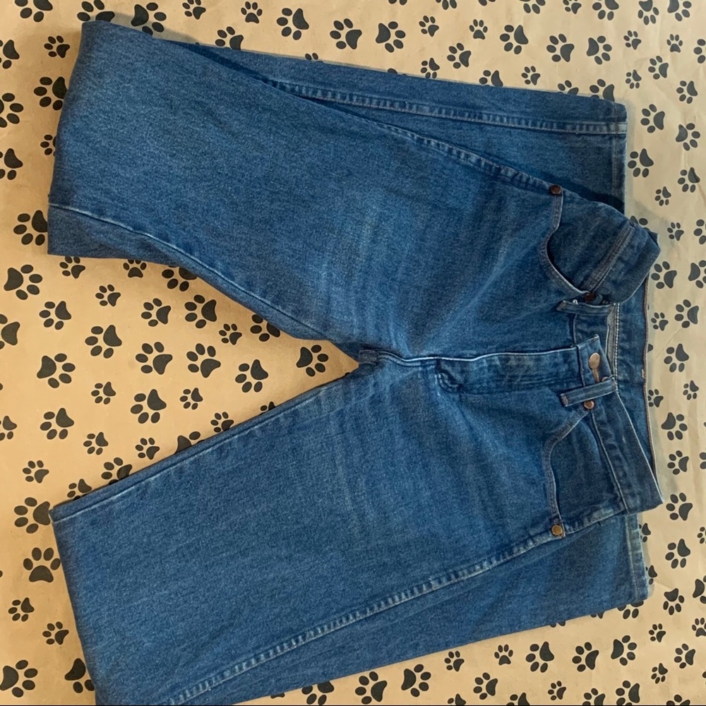 Wrangler blue jeans